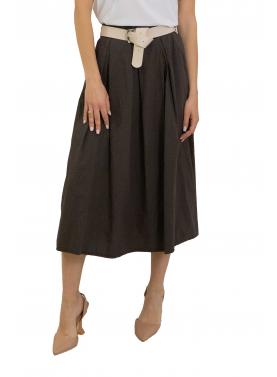 Gonna con cintura con elastico dietro "Nina"